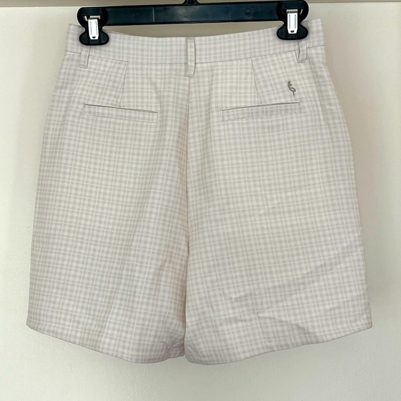 NWT A. Putnam Tulip Shorts Birch Check Women’s Size 4 - Picture 7 of 15